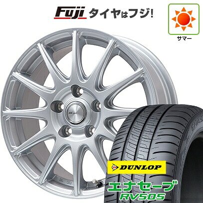 【新品】フリード 5穴/114 夏タイヤ ホイール4本セット 185/65R15 ダンロップ エナセーブ RV505 ビッグウエイ BWスポーツ S-120 メタルシルバー 6J 15インチ(送料無料)|フジコーポレーション