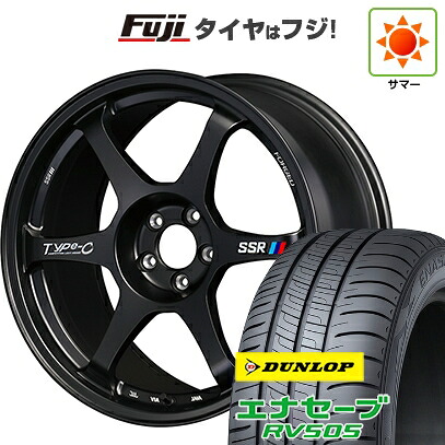 【新品国産車用5穴114.3】 夏タイヤ ホイール4本セット 225/50R18 ダンロップ エナセーブ RV505 SSR Type-c FORGED 7.5J 18インチ(送料無料)