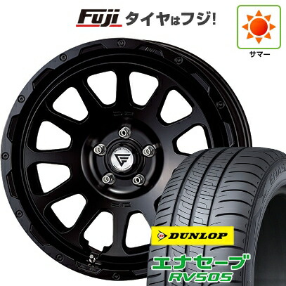 【新品国産車用5穴114.3】 夏タイヤ ホイール4本セット 225/50R18 ダンロップ エナセーブ RV505 デルタフォース オーバル 8J 18インチ(送料無料)|フジコーポレーション