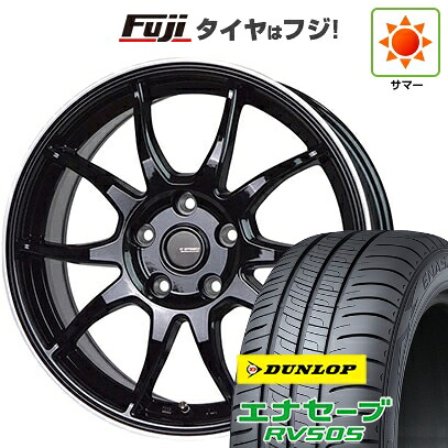 【新品国産車用5穴100】 夏タイヤ ホイール4本セット 225/60R17 ダンロップ エナセーブ RV505 ホットスタッフ ジースピード P-06【限定】 7J 17インチ(送料無料)