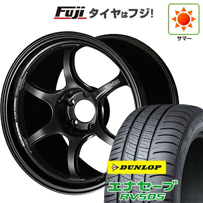 【新品国産車用5穴100】 夏タイヤ ホイール4本セット 225/55R18 ダンロップ エナセーブ RV505 ヨコハマ アドバンレーシング RG-D2 8J 18インチ(送料無料)｜フジコーポレーション