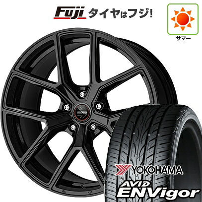 【新品国産車用5穴114.3】 夏タイヤ ホイール4本セット 225/35R19 ヨコハマ エイビッド エンビガーS321 モモ RF-01 8.5J 19インチ(送料無料)