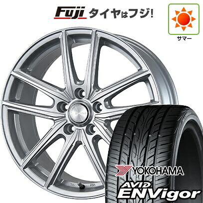 【新品国産車用5穴114.3】 夏タイヤ ホイール4本セット 245/45R19 ヨコハマ エイビッド エンビガーS321 ブリヂストン エコフォルム SE-20 7.5J 19インチ(送料無料)|フジコーポレーション