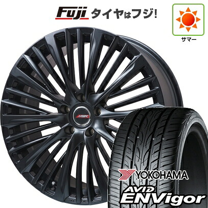 【新品国産車用5穴114.3】 夏タイヤ ホイール4本セット 225/55R19 ヨコハマ エイビッド エンビガーS321 プレミックス MER-X(平座ナット) 6.5J 19インチ(送料無料)｜フジコーポレーション