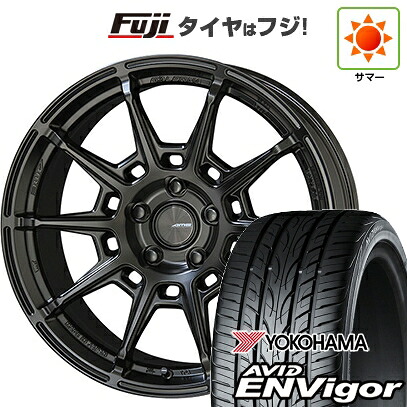 【新品国産車用5穴114.3】 夏タイヤ ホイール4本セット 225/55R19 ヨコハマ エイビッド エンビガーS321 共豊 ガレルナ レフィーノ 8J 19インチ(送料無料)