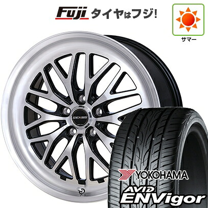 【新品国産車用5穴114.3】 夏タイヤ ホイール4本セット 225/55R19 ヨコハマ エイビッド エンビガーS321 モンツァ ジェクシス GM210 8J 19インチ(送料無料)