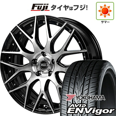 【新品国産車用5穴114.3】 夏タイヤ ホイール4本セット 225/55R19 ヨコハマ エイビッド エンビガーS321 モンツァ ワーウィック MX-09 8J 19インチ(送料無料)
