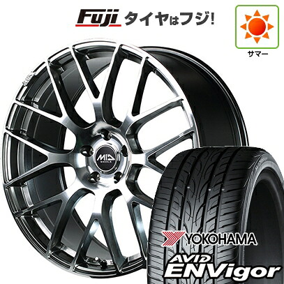 【新品国産車用5穴114.3】 夏タイヤ ホイール4本セット 225/55R19 ヨコハマ エイビッド エンビガーS321 MID WHEELS MID EXCLUSIVE 028F 8J 19インチ(送料無料)