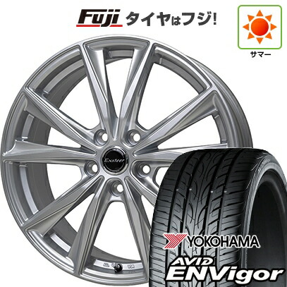 【新品国産車用5穴114.3】 夏タイヤ ホイール4本セット 235/55R19 ヨコハマ エイビッド エンビガーS321 ホットスタッフ エクスターST 7J 19インチ(送料無料)