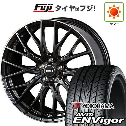 【新品国産車用5穴114.3】 夏タイヤ ホイール4本セット 245/35R20 ヨコハマ エイビッド エンビガーS321 TOMS トムス(トヨタ車専用) TH05 8.5J 20インチ(送料無料)｜フジコーポレーション