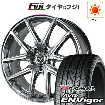 【新品国産車用5穴114.3】 夏タイヤ ホイール4本セット 235/55R19 ヨコハマ エイビッド エンビガーS321 トピー ロンギヌス RE-X トヨタ･レクサス車専用 6.5J 19インチ(送料無料)