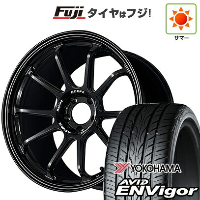【新品国産車用5穴114.3】 夏タイヤ ホイール4本セット 245/40R21 ヨコハマ エイビッド エンビガーS321 ヨコハマ アドバンレーシング RZ-DF2 9J 21インチ(送料無料)|フジコーポレーション