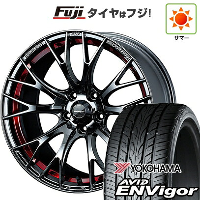 【新品国産車用5穴114.3】 夏タイヤ ホイール4本セット 235/55R18 ヨコハマ エイビッド エンビガーS321 WEDS ウェッズスポーツ SA-20R 7.5J 18インチ(送料無料)