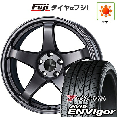 【新品国産車用5穴114.3】 夏タイヤ ホイール4本セット 235/55R19 ヨコハマ エイビッド エンビガーS321 ENKEI エンケイ PerformanceLine PF05 7.5J 19インチ(送料無料)｜フジコーポレーション