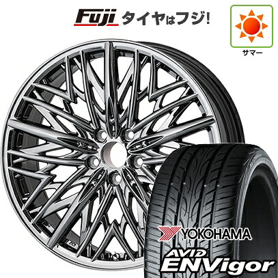 【新品国産車用5穴114.3】 夏タイヤ ホイール4本セット 245/45R20 ヨコハマ エイビッド エンビガーS321 WALD ヴァルド ジェニュインライン M-001 8J 20インチ(送料無料)