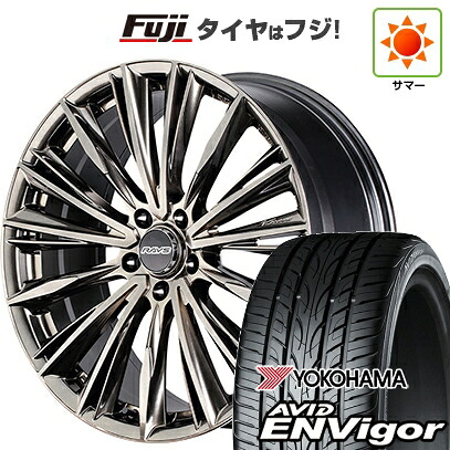 【新品国産車用5穴114.3】 夏タイヤ ホイール4本セット 235/55R19 ヨコハマ エイビッド エンビガーS321 RAYS レイズ ベルサス クラフトコレクション ヴォウジェ LIMITED (GG) 8J 19インチ(送料無料)