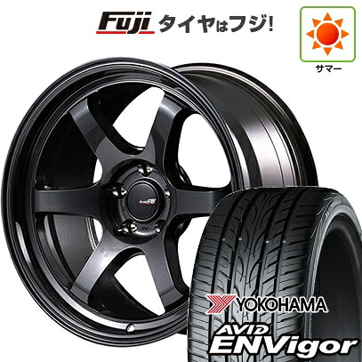 【新品国産車用5穴114.3】 夏タイヤ ホイール4本セット 235/50R18 ヨコハマ エイビッド エンビガーS321 MID WHEELS MID RACING R06 8.5J 18インチ(送料無料)｜フジコーポレーション 96,635円