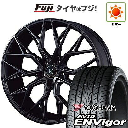 【新品国産車用5穴114.3】 夏タイヤ ホイール4本セット 225/55R18 ヨコハマ エイビッド エンビガーS321 コーセイ レヴゲイン LM51X 8J 18インチ(送料無料)