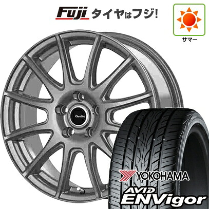 【新品国産車用5穴100】 夏タイヤ ホイール4本セット 215/45R17 ヨコハマ エイビッド エンビガーS321 テクノピア カリテス S12 7J 17インチ(送料無料)