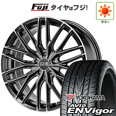 【新品国産車用5穴114.3】 夏タイヤ ホイール4本セット 225/35R19 ヨコハマ エイビッド エンビガーS321 OZ グランツーリズモ HLT 8.5J 19インチ(送料無料)