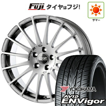 【新品国産車用5穴100】 夏タイヤ ホイール4本セット 225/35R19 ヨコハマ エイビッド エンビガーS321 OZ スーパーツーリズモ GT 8J 19インチ(送料無料)