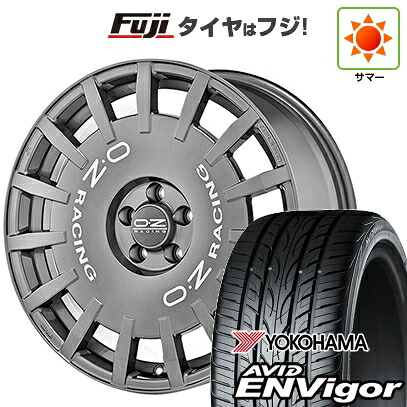 【新品国産車用5穴114.3】 夏タイヤ ホイール4本セット 235/55R19 ヨコハマ エイビッド エンビガーS321 OZ ラリーレーシング 8.5J 19インチ(送料無料)|フジコーポレーション