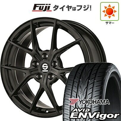 【新品国産車用5穴114.3】 夏タイヤ ホイール4本セット 225/35R19 ヨコハマ エイビッド エンビガーS321 OZ SPARCO ポディオ 8.5J 19インチ(送料無料)