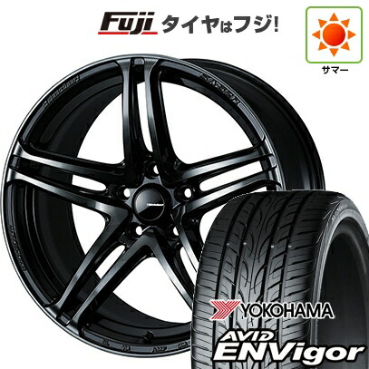 【新品国産車用5穴114.3】 夏タイヤ ホイール4本セット 225/50R18 ヨコハマ エイビッド エンビガーS321 WEDS ウェッズスポーツ SA-52R 7.5J 18インチ(送料無料)