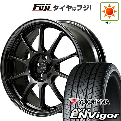 【新品国産車用5穴100】 夏タイヤ ホイール4本セット 215/45R17 ヨコハマ エイビッド エンビガーS321 MID WHEELS MID RACING R10 EVO 7.5J 17インチ(送料無料)｜フジコーポレーション