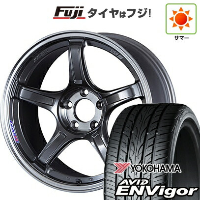 【新品国産車用5穴114.3】 夏タイヤ ホイール4本セット 225/50R18 ヨコハマ エイビッド エンビガーS321 SSR GT GTX03 7.5J 18インチ(送料無料)