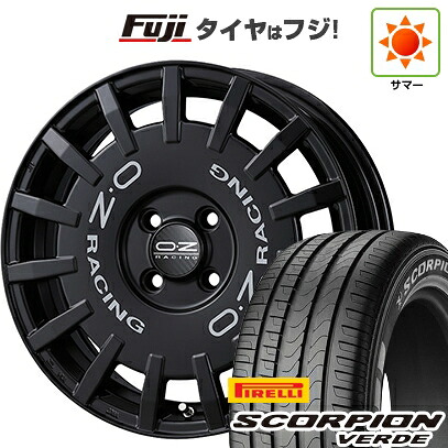【新品】デリカD5 夏タイヤ ホイール4本セット 215/70R16 ピレリ スコーピオン ヴェルデ OZ ラリーレーシング 7J 16インチ(送料無料)