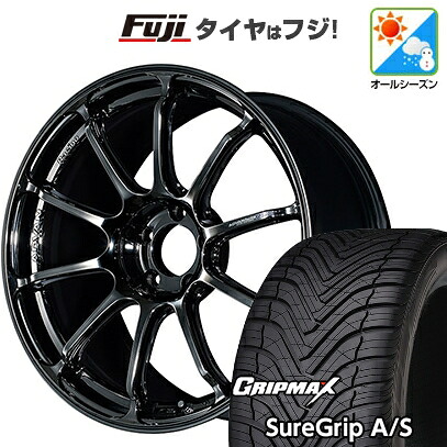 【新品国産車用5穴114.3】 オールシーズンタイヤ ホイール4本セット 225/40R19 グリップマックス シュアグリップ オールシーズン(限定) ヨコハマ アドバンレーシング RSIII 9J 19インチ(送料無料)