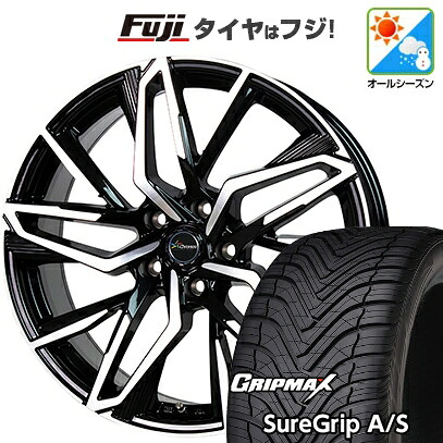 【新品国産車用5穴114.3】 オールシーズンタイヤ ホイール4本セット 225/45R18 グリップマックス シュアグリップ オールシーズン(限定) ホットスタッフ クロノス CH-112 7J 18インチ(送料無料)｜フジコーポレーション 70,125円