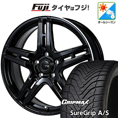 【新品国産車用5穴114.3】 オールシーズンタイヤ ホイール4本セット 235/60R18 グリップマックス シュアグリップ オールシーズン(限定) モンツァ JPスタイル R52 7J 18インチ(送料無料)|フジコーポレーション