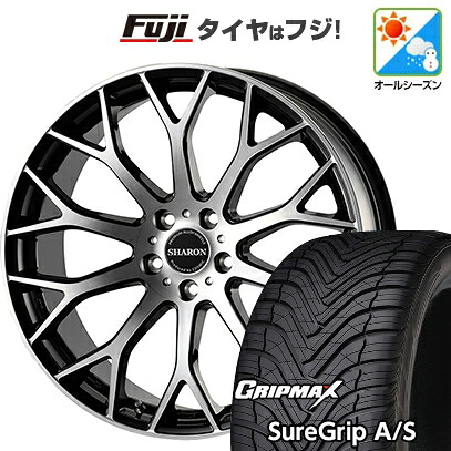 【新品国産車用5穴114.3】 オールシーズンタイヤ ホイール4本セット 235/60R18 グリップマックス シュアグリップ オールシーズン(限定) コスミック ヴェネルディ シャロン 7.5J 18インチ(送料無料)