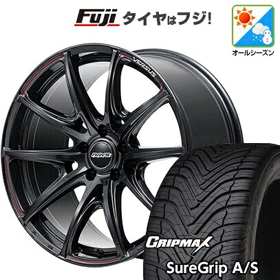 【新品国産車用5穴114.3】 オールシーズンタイヤ ホイール4本セット 225/45R19 グリップマックス シュアグリップ オールシーズン(限定) RAYS レイズ ベルサス VV25R 8.5J 19インチ(送料無料)｜フジコーポレーション
