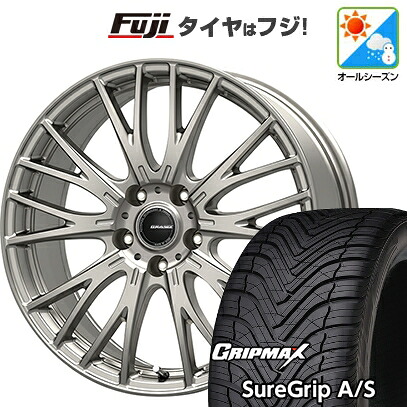 【新品国産車用5穴114.3】 オールシーズンタイヤ ホイール4本セット 225/40R18 グリップマックス シュアグリップ オールシーズン(限定) コーセイ クレイシズ SE48 8J 18インチ(送料無料)|フジコーポレーション