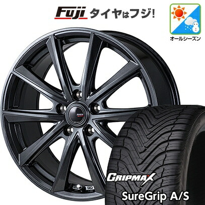 【新品国産車用5穴114.3】 オールシーズンタイヤ ホイール4本セット 225/55R18 グリップマックス シュアグリップ オールシーズン(限定) モンツァ ZACK Sport-FT 7.5J 18インチ(送料無料)｜フジコーポレーション