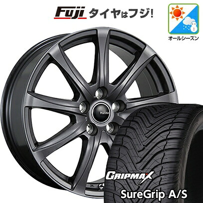 【新品国産車用5穴114.3】 オールシーズンタイヤ ホイール4本セット 225/55R19 グリップマックス シュアグリップ オールシーズン(限定) TWS ハンナ TL9 トヨタ･レクサス専用 8J 19インチ(送料無料)｜フジコーポレーション