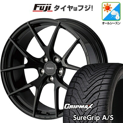 【新品国産車用5穴114.3】 オールシーズンタイヤ ホイール4本セット 225/40R19 グリップマックス シュアグリップ オールシーズン(限定) TOMS トムス(トヨタ車専用) TWF03 8.5J 19インチ(送料無料)｜フジコーポレーション
