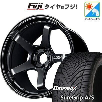 【新品国産車用5穴114.3】 オールシーズンタイヤ ホイール4本セット 225/40R18 グリップマックス シュアグリップ オールシーズン(限定) ヨコハマ アドバンレーシング GT ビヨンド 8J 18インチ(送料無料)|フジコーポレーション
