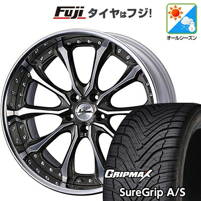 【新品国産車用5穴114.3】 オールシーズンタイヤ ホイール4本セット 225/45R19 グリップマックス シュアグリップ オールシーズン(限定) WEDS ウェッズ クレンツェ ヴェルサム 8.5J 19インチ(送料無料) 203,300円