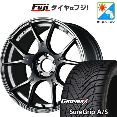 【新品国産車用5穴114.3】 オールシーズンタイヤ ホイール4本セット 235/50R18 グリップマックス シュアグリップ オールシーズン(限定) SSR GT GTX02 8.5J 18インチ(送料無料)