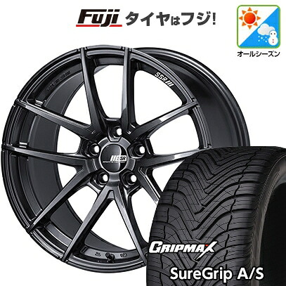 【新品国産車用5穴114.3】 オールシーズンタイヤ ホイール4本セット 235/60R18 グリップマックス シュアグリップ オールシーズン(限定) SSR ライナー タイプ10モノブロック 7.5J 18インチ(送料無料)