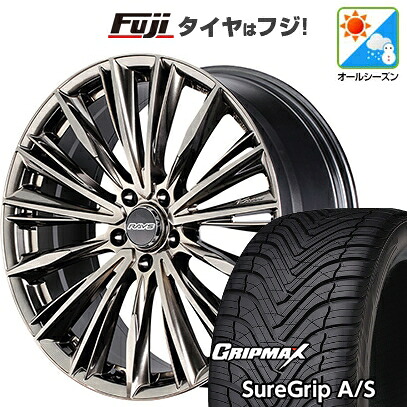 【新品国産車用5穴114.3】 オールシーズンタイヤ ホイール4本セット 225/40R19 グリップマックス シュアグリップ オールシーズン(限定) RAYS レイズ ベルサス クラフトコレクション ヴォウジェ LIMITED (GG) 8J 19インチ(送料無料)