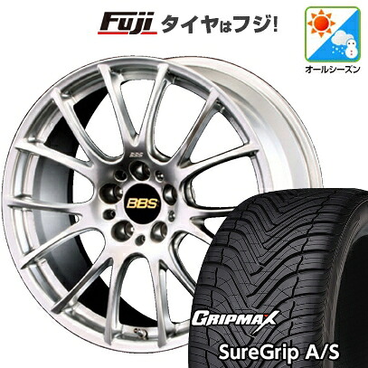 【新品国産車用5穴114.3】 オールシーズンタイヤ ホイール4本セット 225/40R19 グリップマックス シュアグリップ オールシーズン(限定) BBS JAPAN RE-V 8.5J 19インチ(送料無料)｜フジコーポレーション 292,680円
