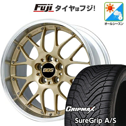 【新品国産車用5穴114.3】 オールシーズンタイヤ ホイール4本セット 235/55R19 グリップマックス シュアグリップ オールシーズン(限定2024年製) BBS JAPAN RS-GT 8J 19インチ(送料無料)｜フジコーポレーション