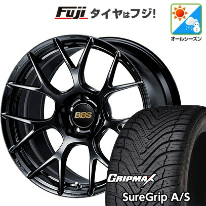 【新品国産車用5穴114.3】 オールシーズンタイヤ ホイール4本セット 235/55R19 グリップマックス シュアグリップ オールシーズン(限定2024年製) BBS JAPAN RE-V7 7.5J 19インチ(送料無料)