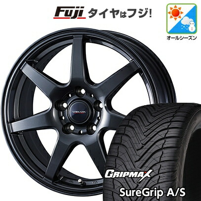 【新品国産車用5穴114.3】 オールシーズンタイヤ ホイール4本セット 235/60R18 グリップマックス シュアグリップ オールシーズン(限定) WEDS ウェッズ ヴェルバ ワンダー 7.5J 18インチ(送料無料)