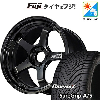 【新品国産車用5穴114.3】 オールシーズンタイヤ ホイール4本セット 225/40R18 グリップマックス シュアグリップ オールシーズン(限定) ヨコハマ アドバンレーシング GT ビヨンド-R 8.5J 18インチ(送料無料)|フジコーポレーション
